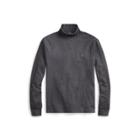 Ralph Lauren Soft-touch Cotton Turtleneck Dark Grey Heather