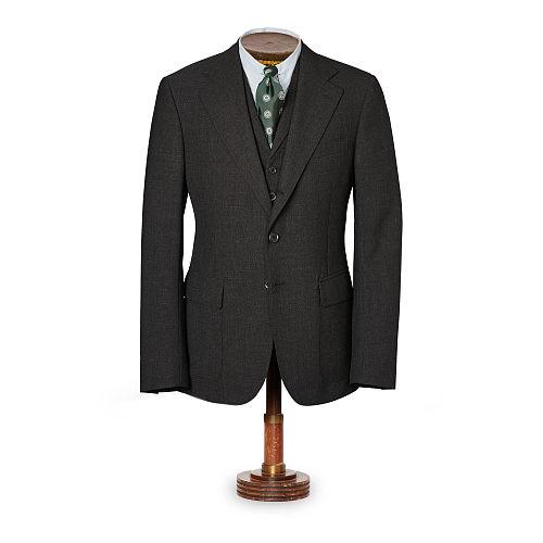 Ralph Lauren Rrl Merino Wool Suit Jacket Charcoal