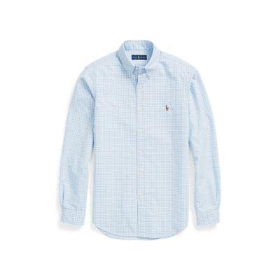Ralph Lauren Classic Fit Gingham Shirt Sterling Blue/white