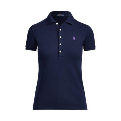 Ralph Lauren Slim Fit Stretch Mesh Polo Cruise Navy