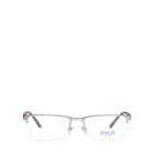 Ralph Lauren Rimless Rectangular Eyeglasses Matte Gunmetal