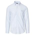 Polo Ralph Lauren Slim Fit Cotton Dobby Shirt White/blue