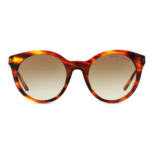 Ralph Lauren Rl Butterfly Sunglasses Striped Havana