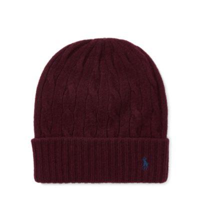 Ralph Lauren Cable Wool-cashmere Hat Wine