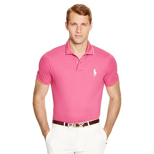 Ralph Lauren Polo Golf Custom-fit Performance Polo Kingston Rose