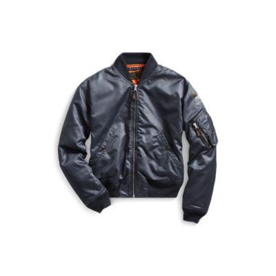 Ralph Lauren Twill Bomber Jacket Navy