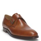 Ralph Lauren Roundwood Calf Monk-strap Shoe Tan