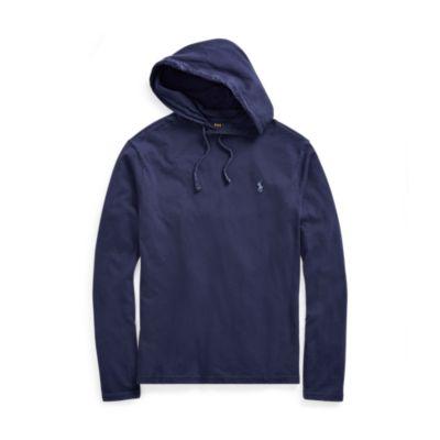 Ralph Lauren Cotton Jersey Hooded T-shirt Newport Navy