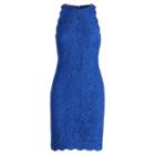 Ralph Lauren Scalloped Lace Dress Costa Blue