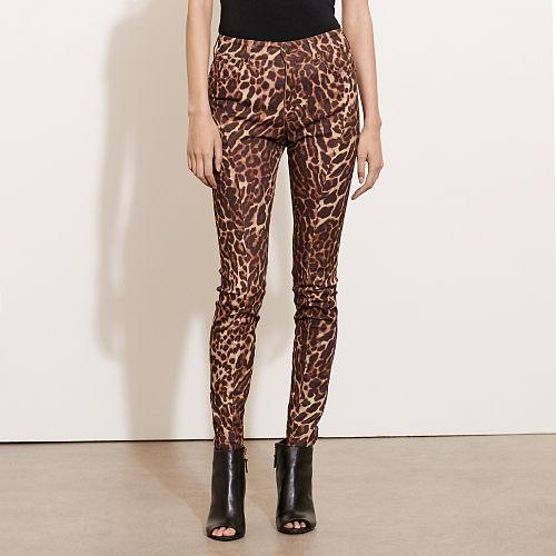 Ralph Lauren Lauren Ocelot-print Skinny Jean Multi