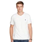 Polo Ralph Lauren Cotton Jersey V-neck T-shirt White