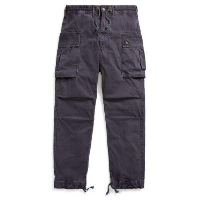 Ralph Lauren Cotton Canvas Cargo Pant Tintan Navy