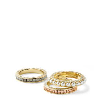 Ralph Lauren Three-piece Ring Set Multi