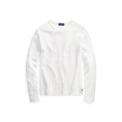 Ralph Lauren Waffle-knit Cotton T-shirt Nevis