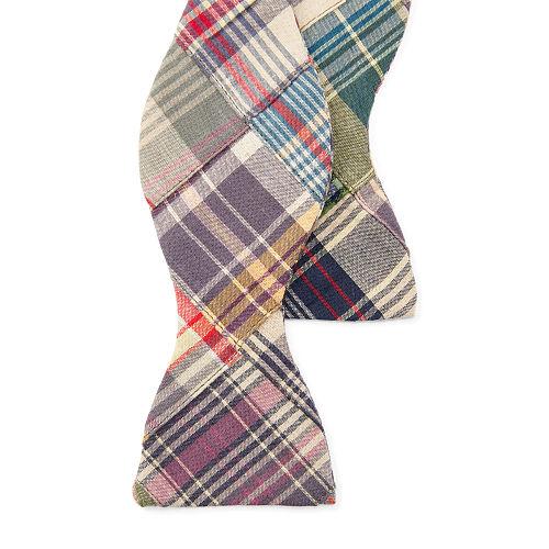 Polo Ralph Lauren Cotton Madras Bow Tie Navy/red Multi