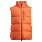Ralph Lauren Water-repellent Down Vest Gear Orange