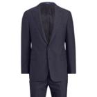 Ralph Lauren Connery Glen Plaid Wool Suit Navy/black/grey