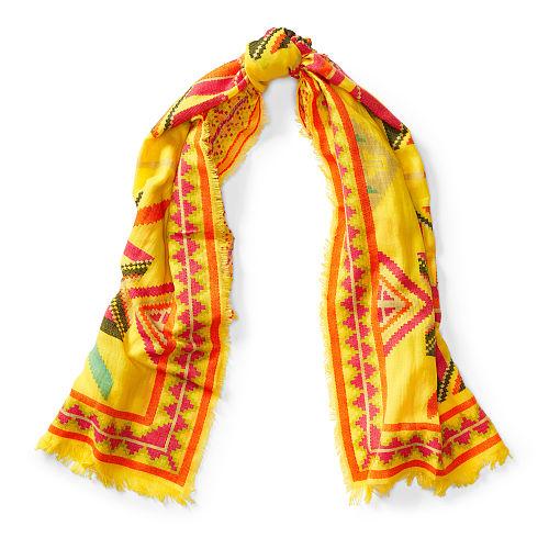 Polo Ralph Lauren Southwestern Wool-cotton Scarf