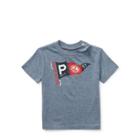 Ralph Lauren Cotton Jersey Graphic T-shirt Capri Blue Heather 9m