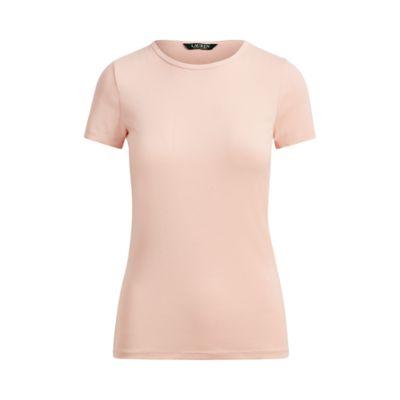 Ralph Lauren Cotton Crewneck T-shirt Pale Rose