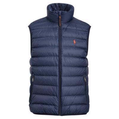 Ralph Lauren Packable Down Vest Aviator Navy 1x Big