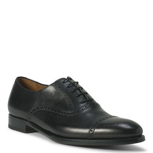 Ralph Lauren Denver Cap-toe Shoe Black