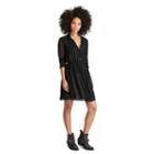 Ralph Lauren Denim & Supply Velvet-trim Sheer Dress Polo Black