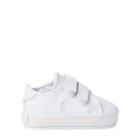 Ralph Lauren Easten Ez Leather Sneaker White Tumbled 1 (6-12 Wks)