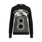 Ralph Lauren Race Car Cashmere Sweater Black/cream