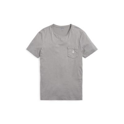 Ralph Lauren Custom Slim Fit Cotton T-shirt Perfect Grey