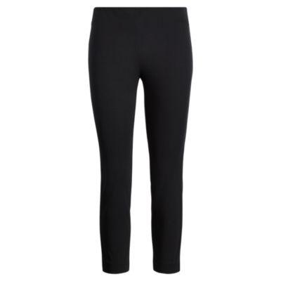 Ralph Lauren Stretch Twill Skinny Crop Pant Black 12p