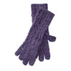 Polo Ralph Lauren Aran-knit Gloves Violet Heather