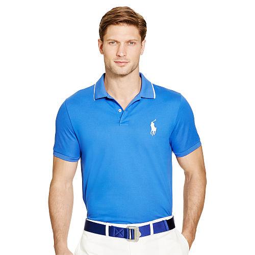 Ralph Lauren Polo Golf Custom-fit Performance Polo New Periwinkle
