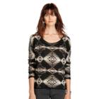 Ralph Lauren Denim & Supply Southwestern Boatneck Sweater Black Multi