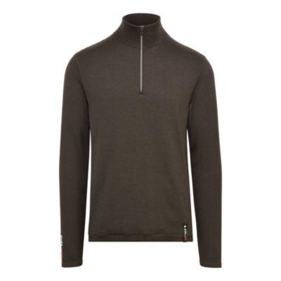 Ralph Lauren Wool-blend Half-zip Sweater Oilcloth Green