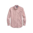 Ralph Lauren Classic Fit Striped Shirt 2364b Wine/white