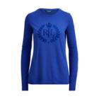 Ralph Lauren Crest Long-sleeve T-shirt Empress Blue
