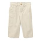 Ralph Lauren Flat-front Cotton Chino Tan 24m