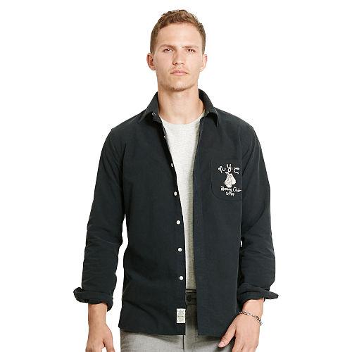 Polo Ralph Lauren Embroidered Oxford Shirt Polo Black