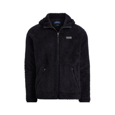 Ralph Lauren Active Fit Fleece Hoodie Polo Black