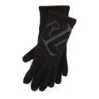 Ralph Lauren Lrl Wool Touch Screen Gloves Black