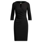 Ralph Lauren Keyhole Stretch Jersey Dress Black 2p