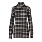 Ralph Lauren Cooper Wool-cashmere Shirt Black & White