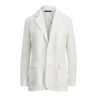 Ralph Lauren Linen-blend Blazer White