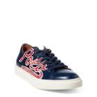 Ralph Lauren Jermain Calfskin Sneaker Aviator Navy