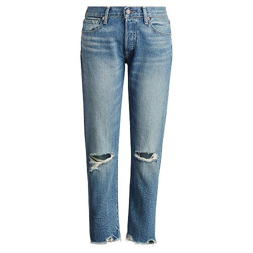 Ralph Lauren Denim & Supply High-rise Tapered Jean Blue
