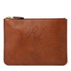 Ralph Lauren Perforated Luxe Calf Pouch