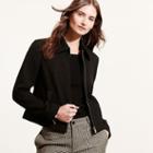 Ralph Lauren Lauren Full-zip Stretch Jacket Black