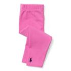 Ralph Lauren Stretch Cotton Legging Pink 6m