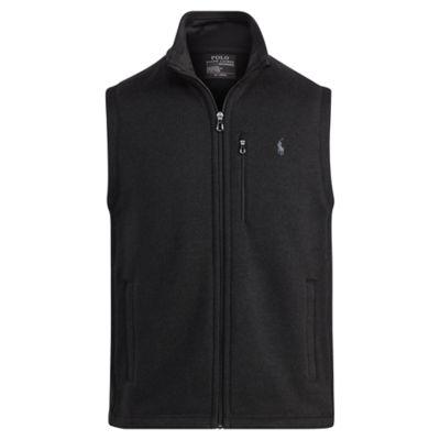 Ralph Lauren Fleece Mockneck Vest Polo Black